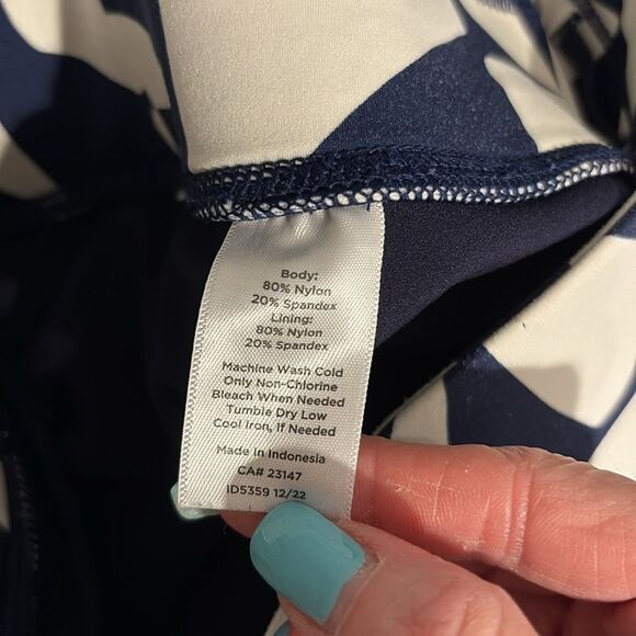 TALBOTS  T by TALBOTS PERFORMANCE INTERLOCK TIERED SKORT - BOLD BICOLOR SIZE XS - Picture 10 of 10